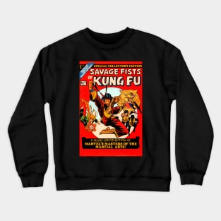 Comic No 1 First Edition - Savage Fists of Kung Fu Crewneck Sweatshirt